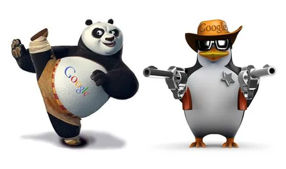 Un panda e un pinguino: qualità dei contenuti e qualità dei link