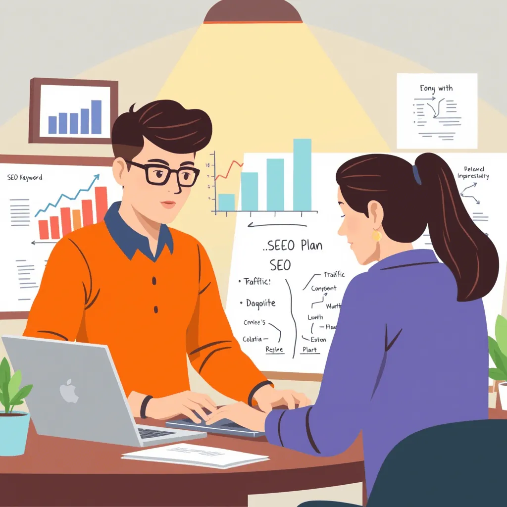 Illustrazione: la SEO è un lavoro continuo