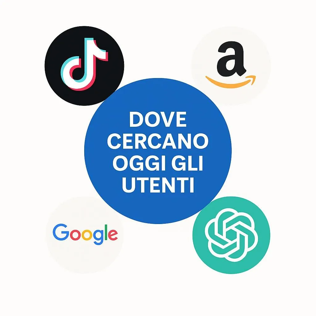 Dove cercano oggi gli utenti: motori di ricerca, social, marketplace e chatbot