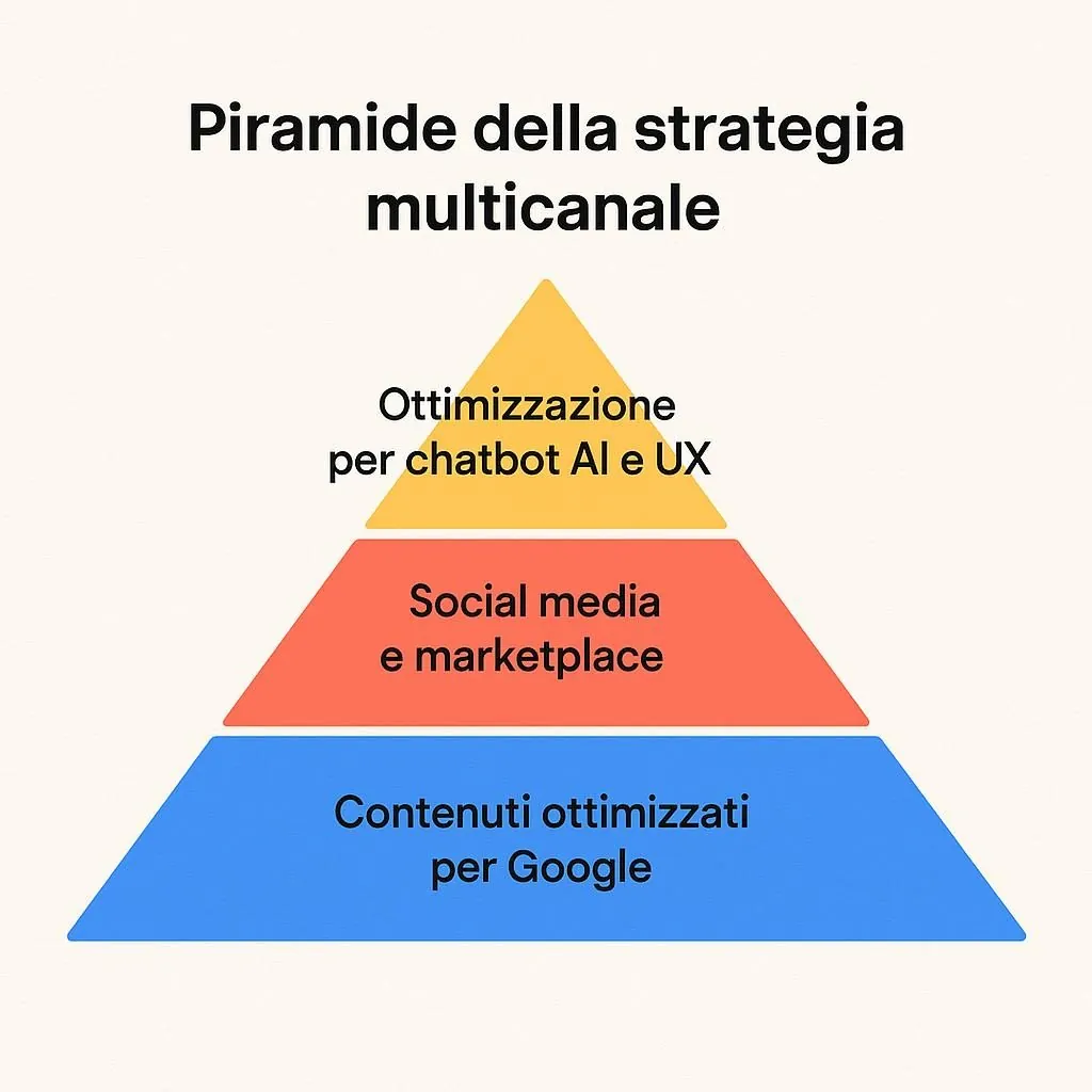 Piramide della strategia: le basi SEO sotto i canali