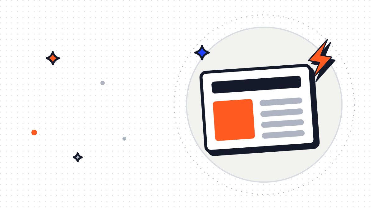 Pagina di notizie con fulmine